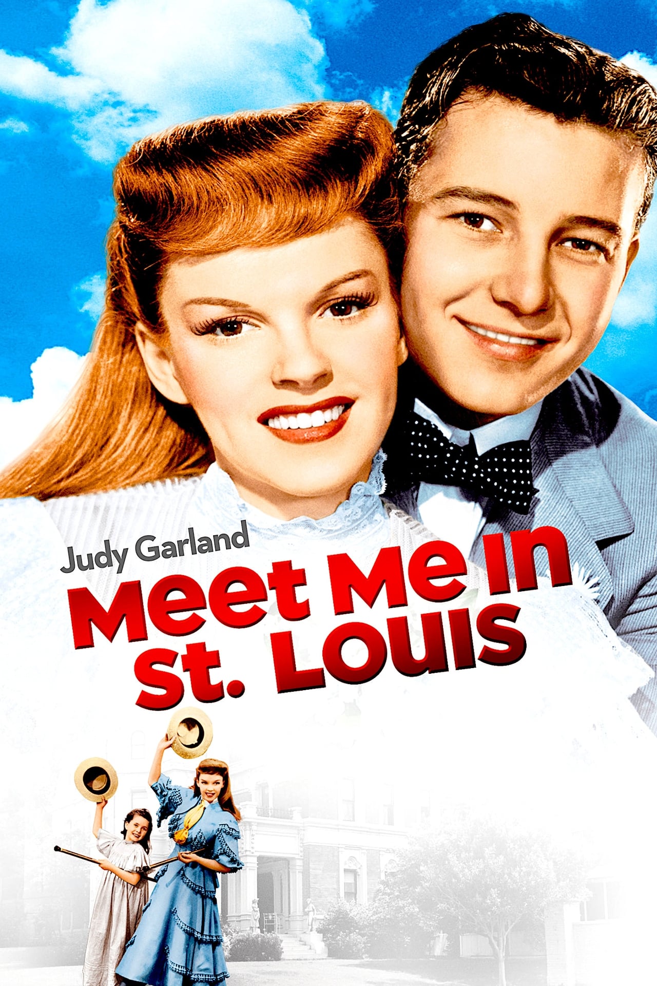 Мюзикл мелодрама. Встреть меня в сент-Луисе (1944). Встреть меня в сент-Луисе (1944)) Постер. Meet.me.in.St.Louis.1944 Постер.