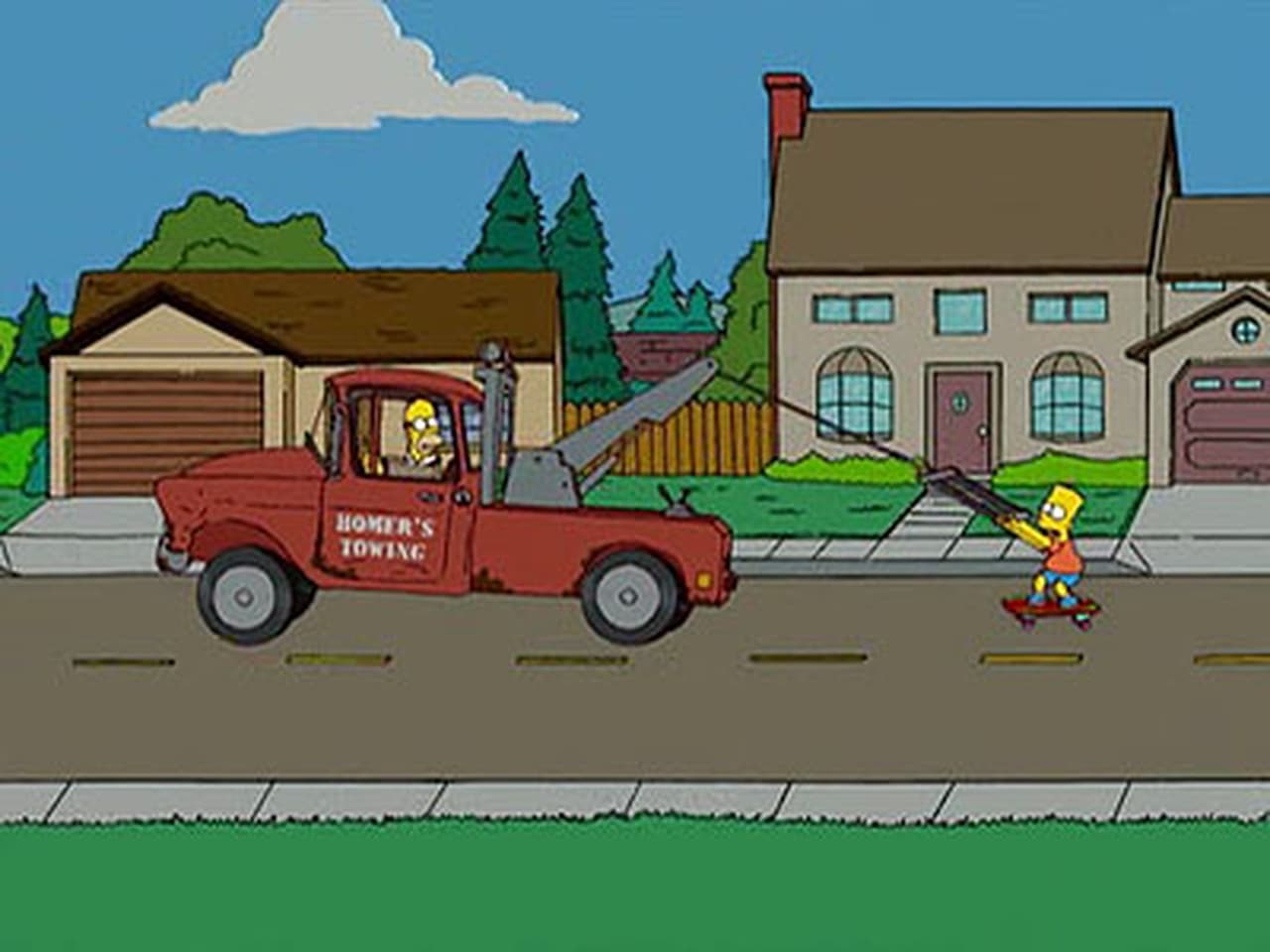 Симпсоны пожарная машина