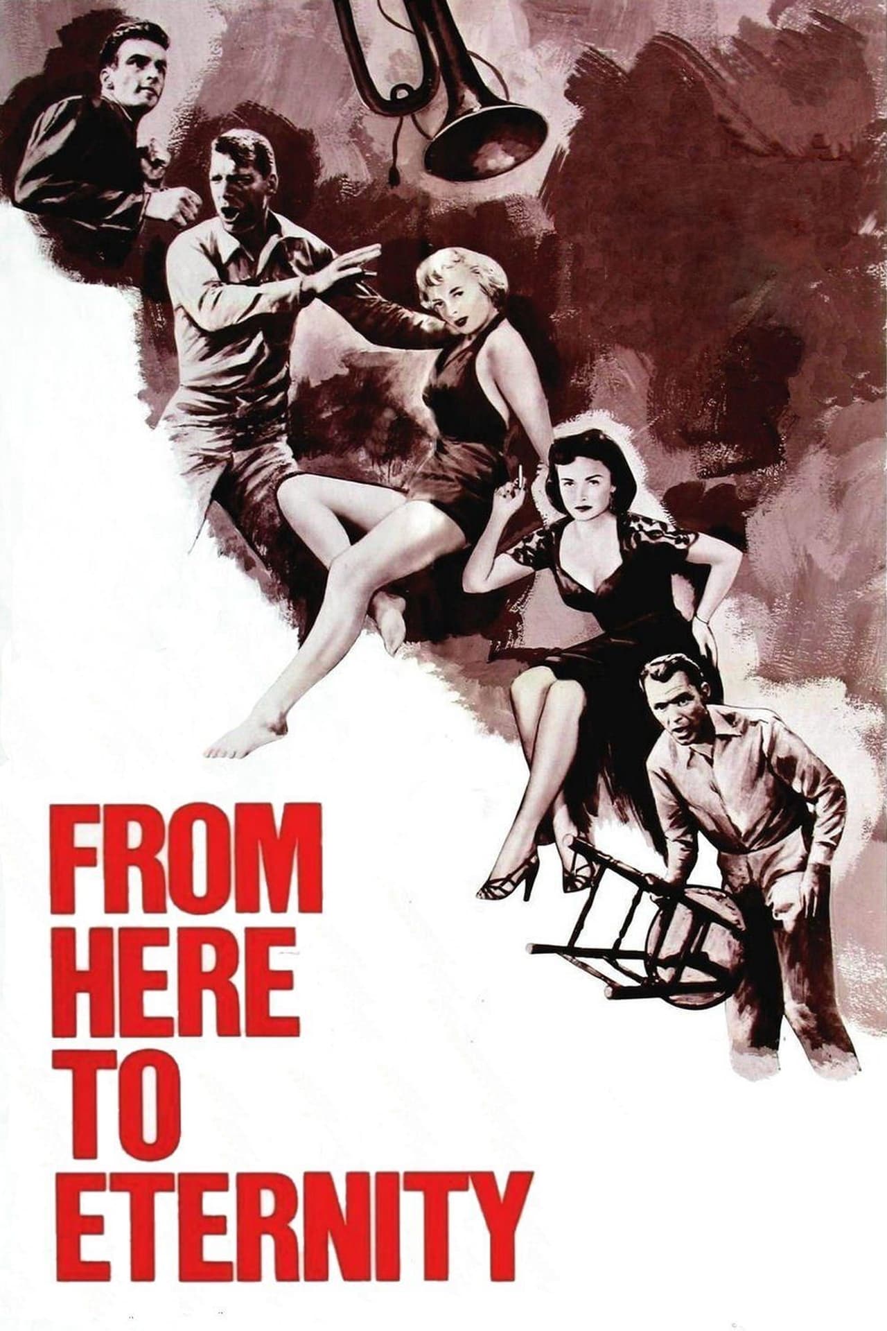 Вовеки. From here to Eternity 1953. Отныне и во веки веков 1953 Постер. Отныне и во веки веков фильм 1953 Постер. From here to Eternity 1953 poster.