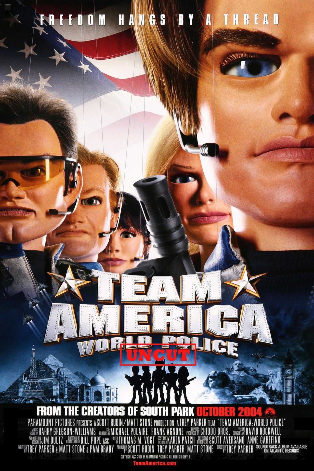 Отряд америка всемирная полиция 2004. Team America World Police. Мировой полицейский зла.