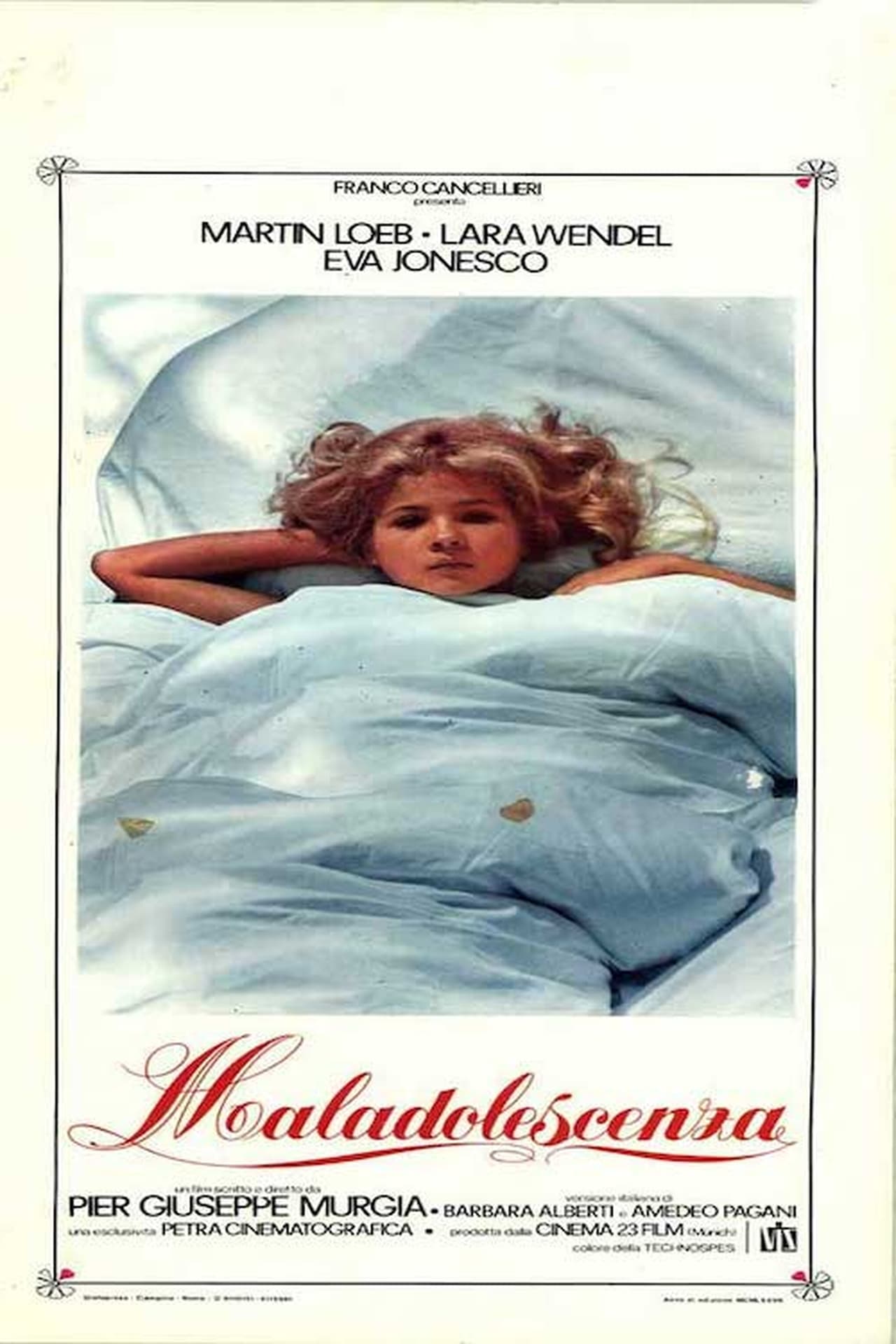 Maladolescenza. Пьер Джузеппе Мурджа 1977 Maladolescenza. Распутное детство (Maladolescenza) 1977.