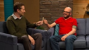 Comedy Bang! Bang!, Vol. 2 - David Cross Wears a Red Polo Shirt & Brown Shoes with Red Laces image