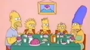 The Simpsons Christmas - Dinner Time image