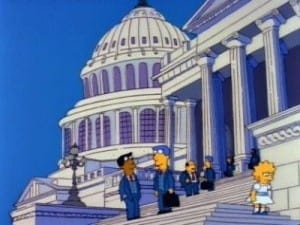 The Simpsons, Season 3 - Mr. Lisa Goes to Washington image