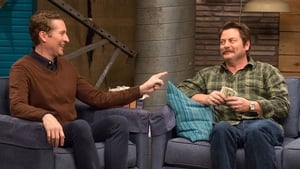 Comedy Bang! Bang!, Vol. 3 - Nick Offerman Wears a Green Flannel Shirt & Brown Boots image
