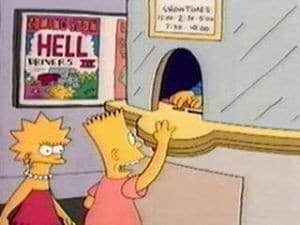 The Simpsons: Simpsons Kiss and Tell - Scary Movie image