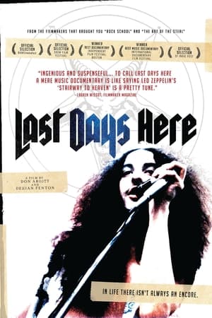 Last Days Here poster 2